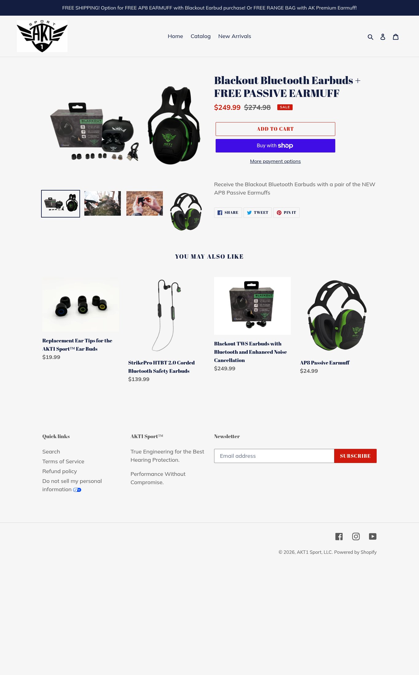 AKT1 Sport, LLC. page