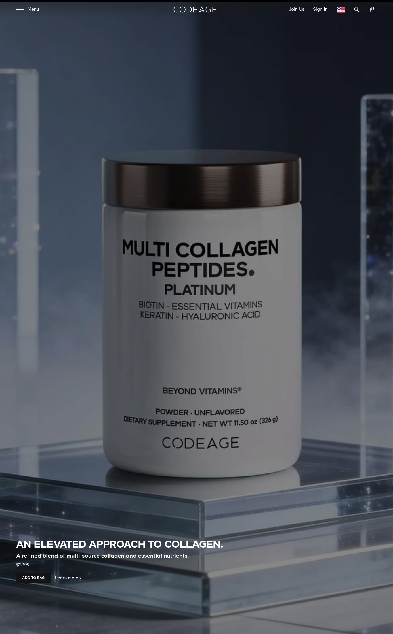 Codeage page