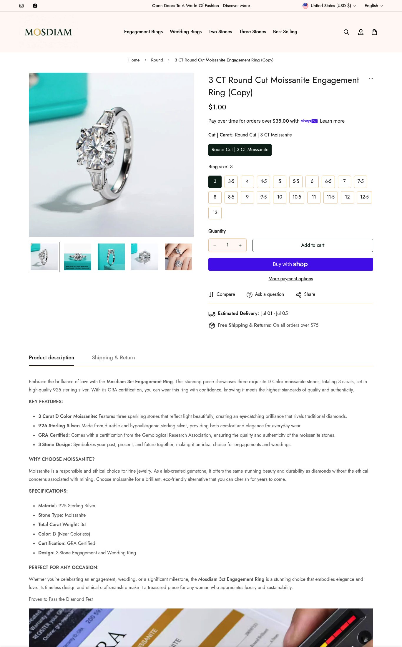 Mosdiam page