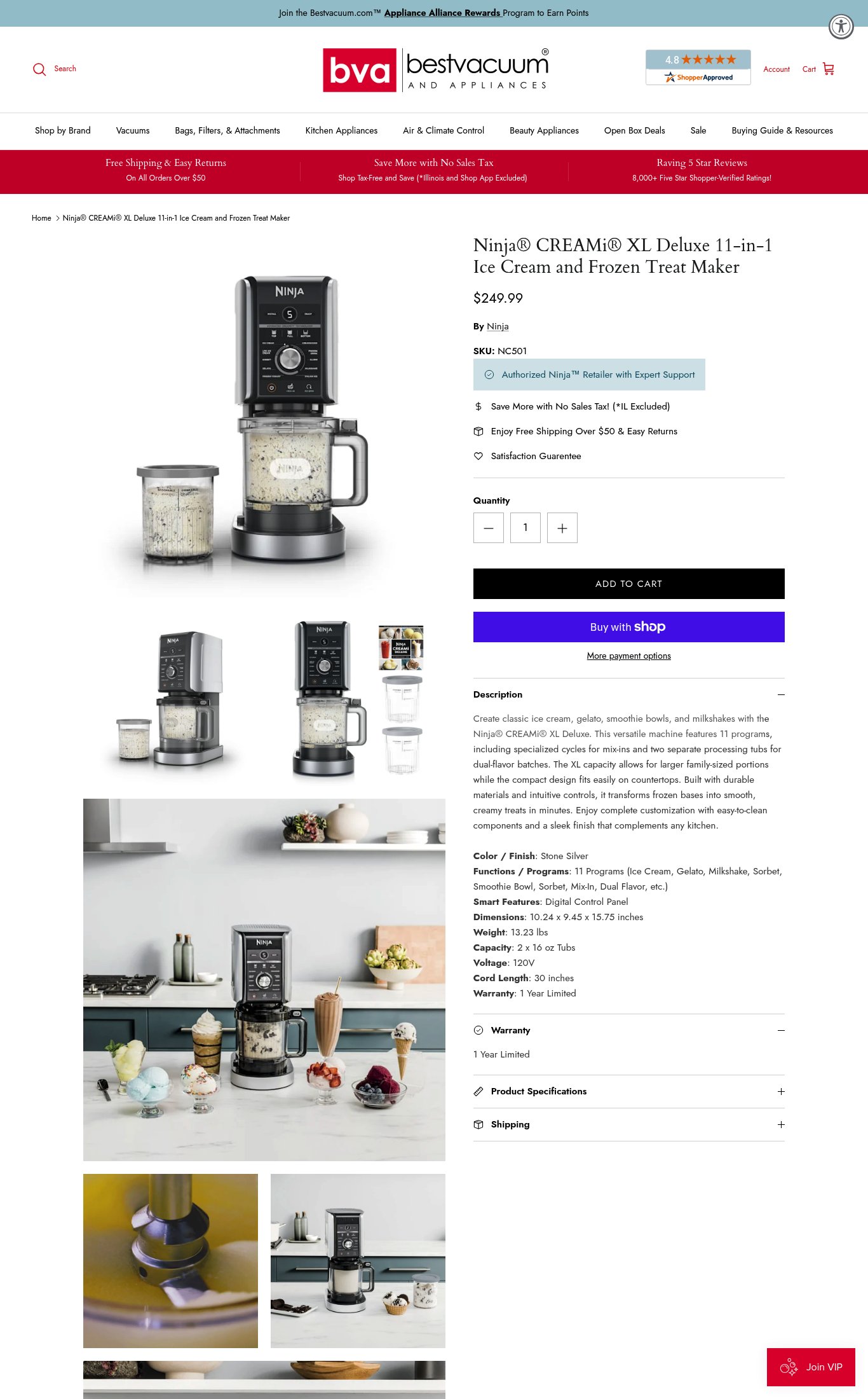 BestVacuum.com (BVA) page