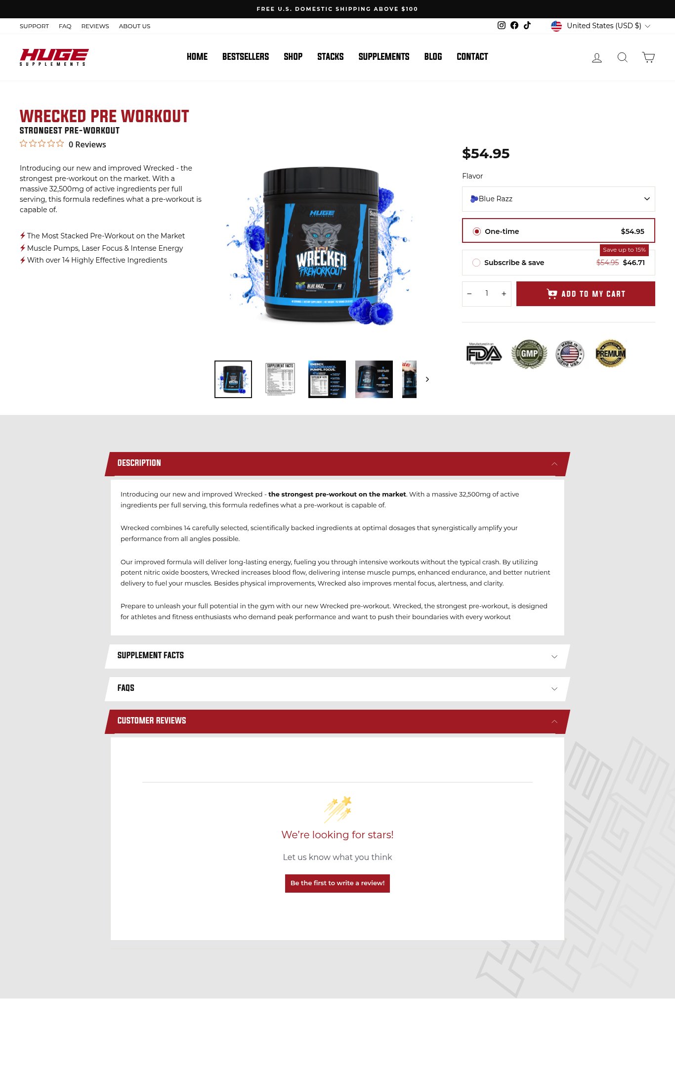 Huge Supplements page