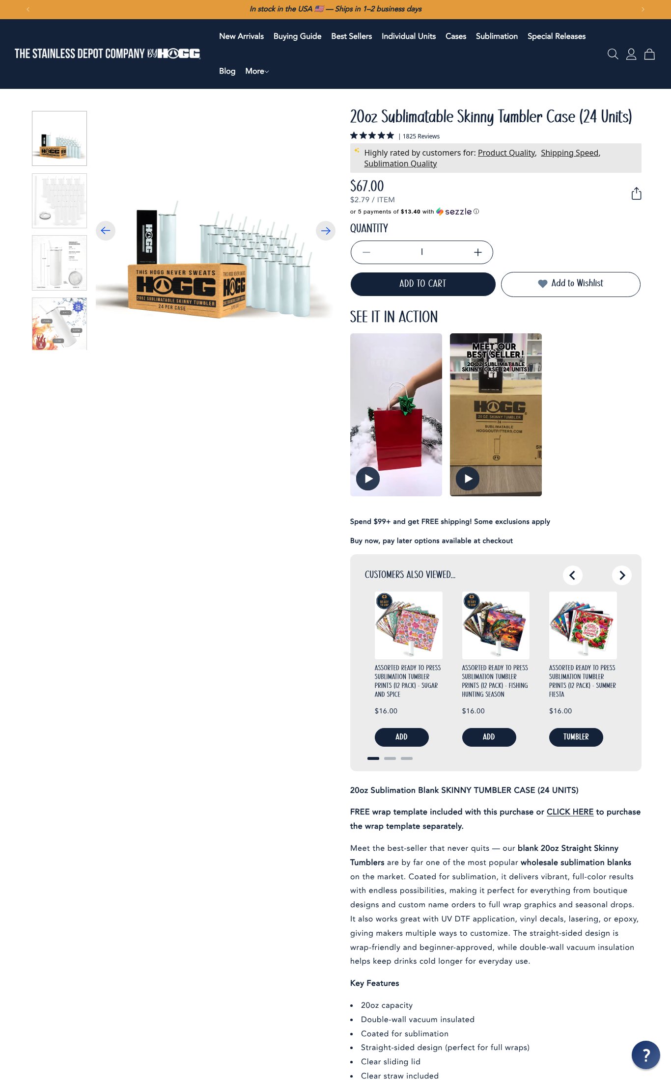 The Stainless Depot Company page