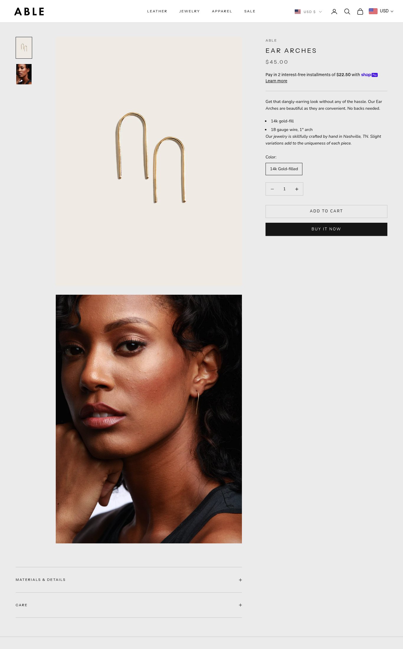 ABLE page