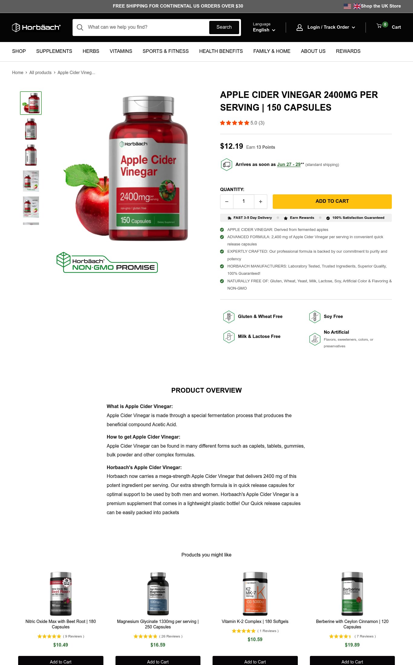 Horbäach page