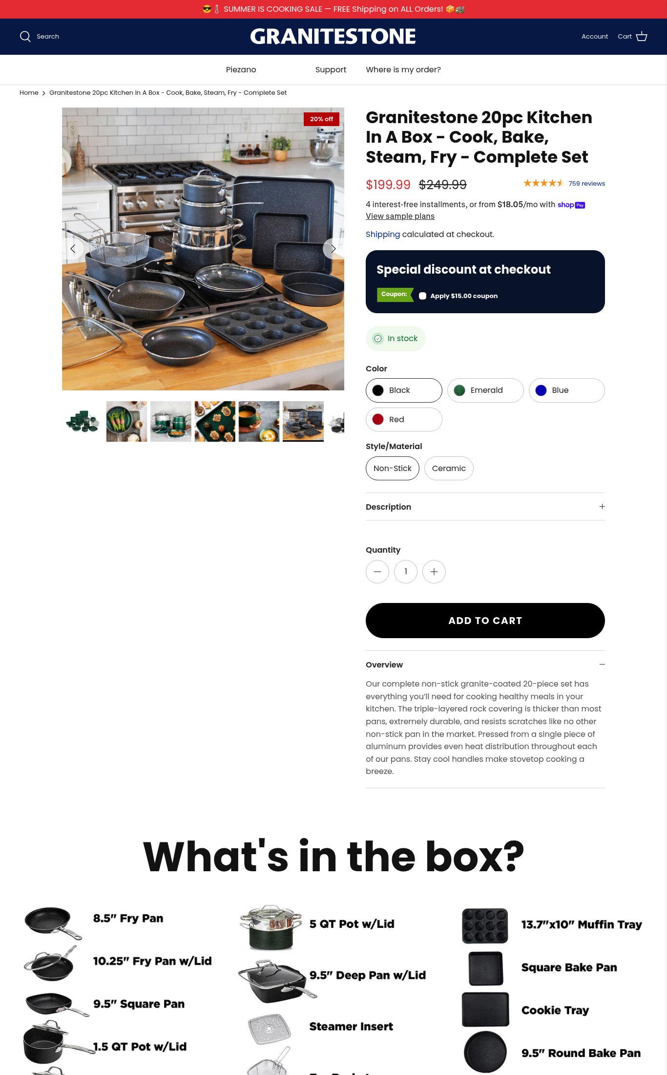 Granitestone page
