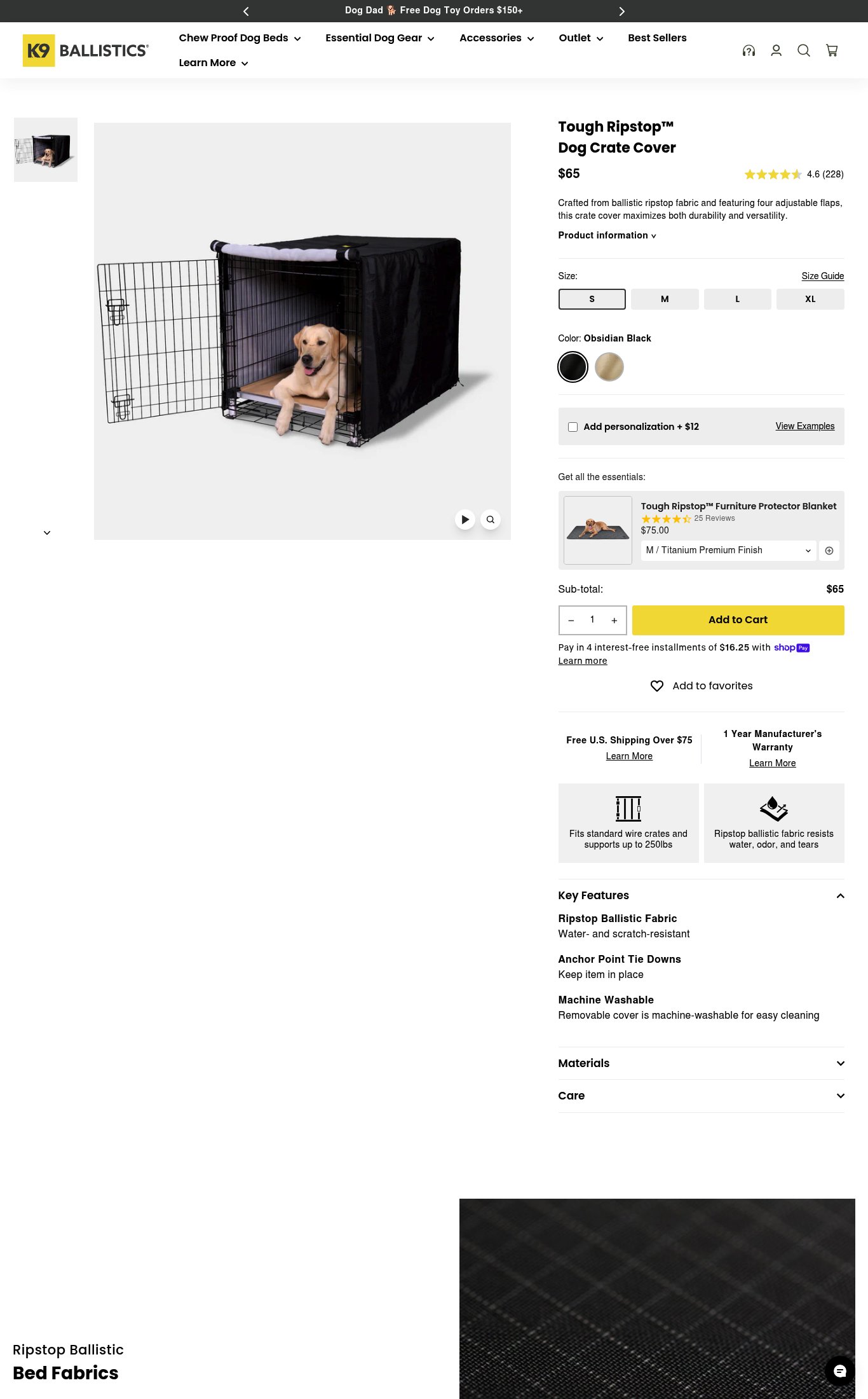 K9 Ballistics page