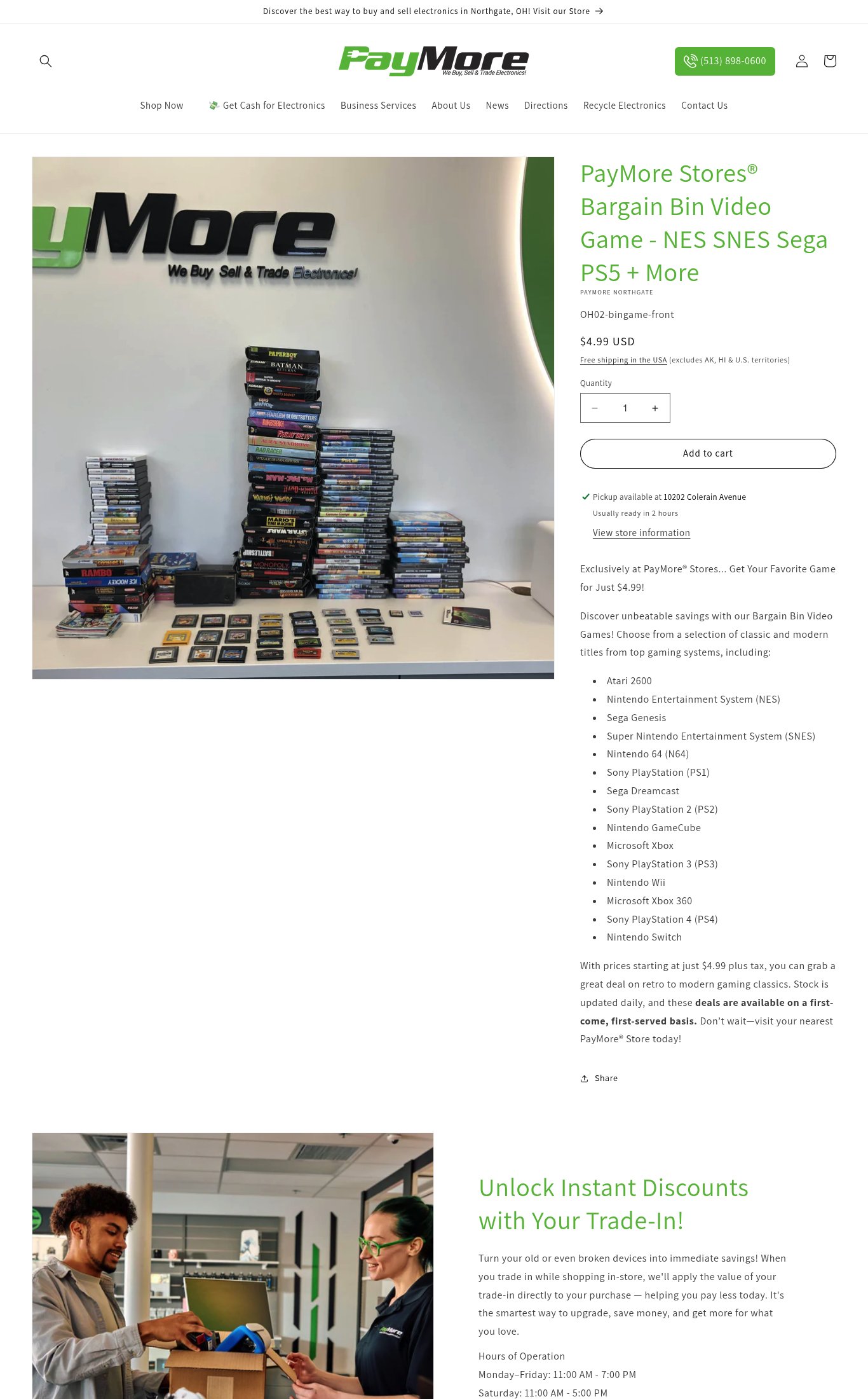 PayMore Northgate page