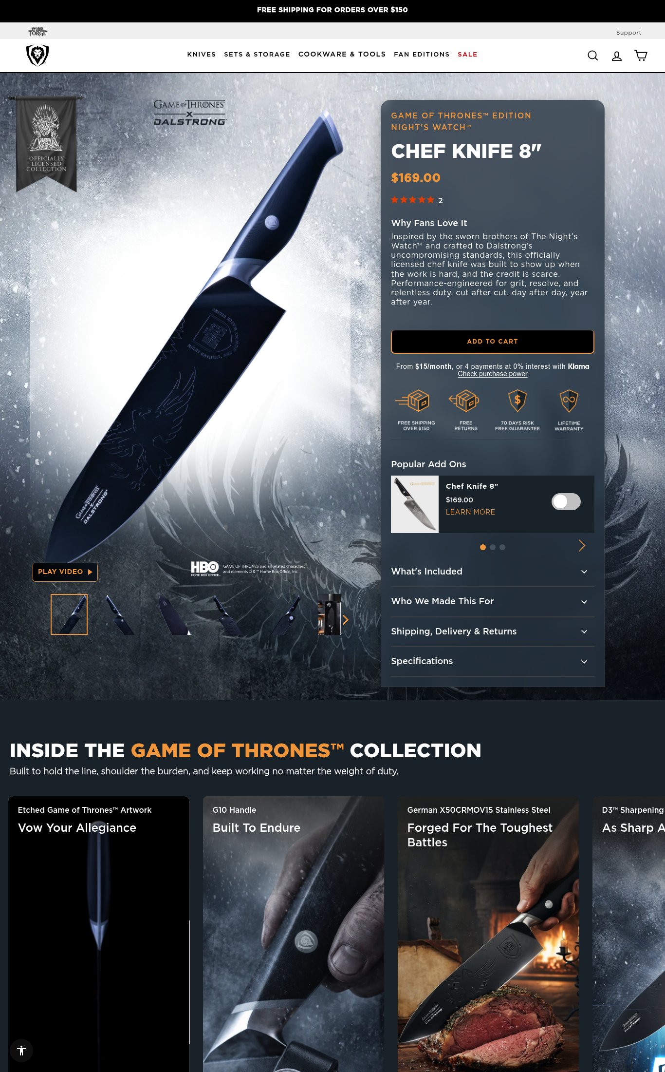 Dalstrong page