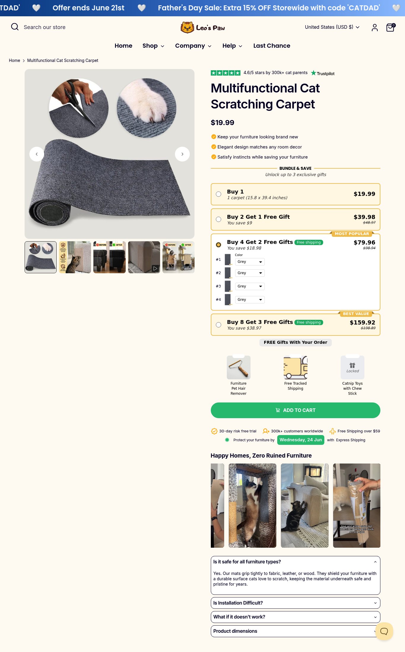 Leo's Paw page