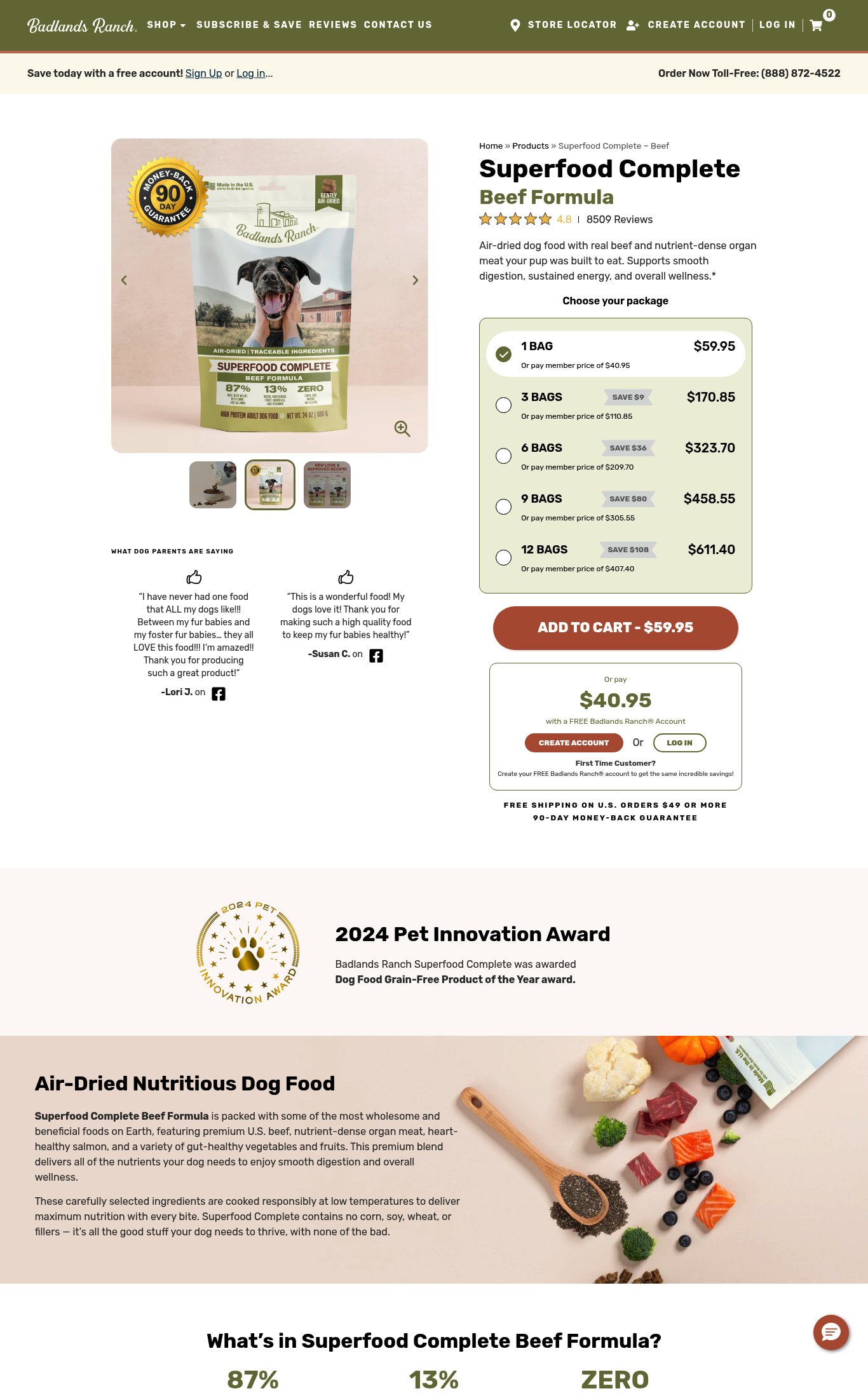 Badlands Ranch page