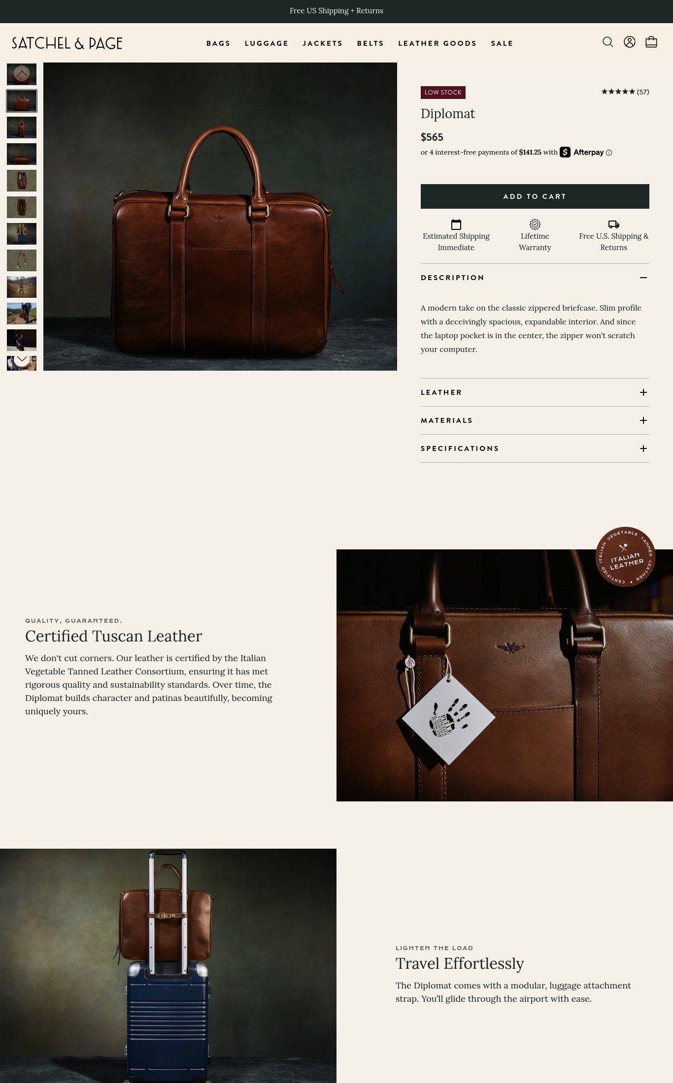 Satchel & Page page
