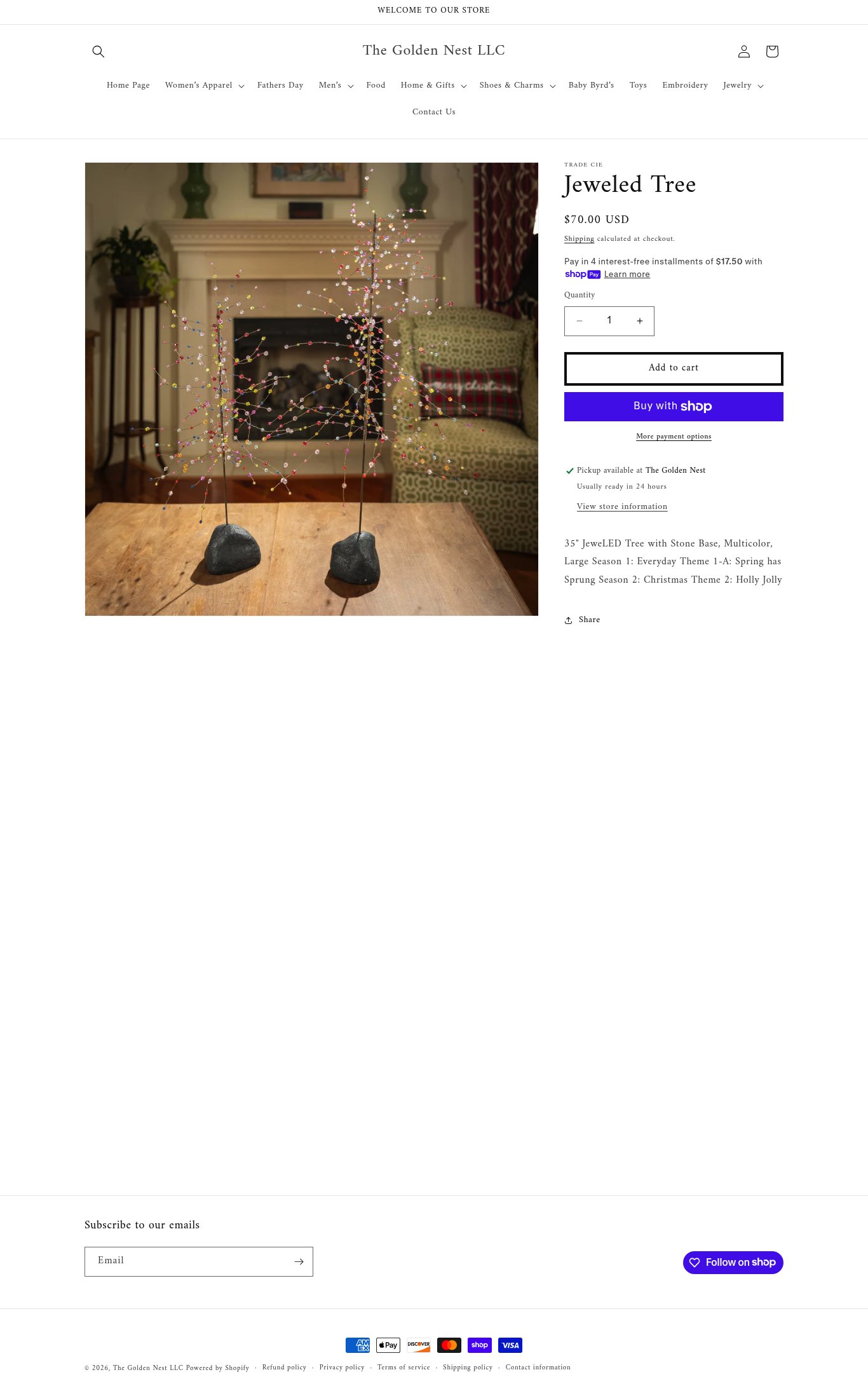 The Golden Nest LLC page