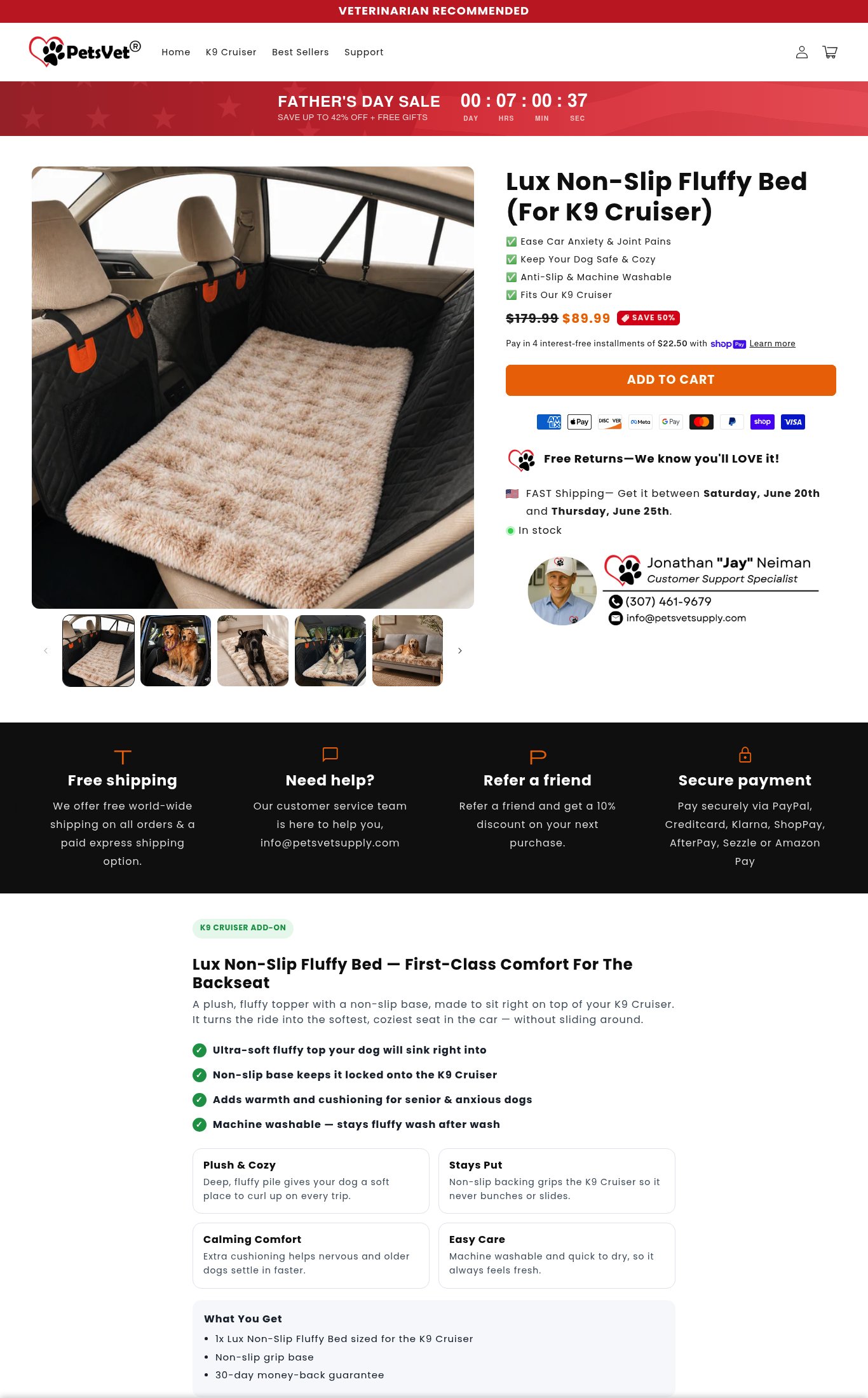 PetsVet Supply page
