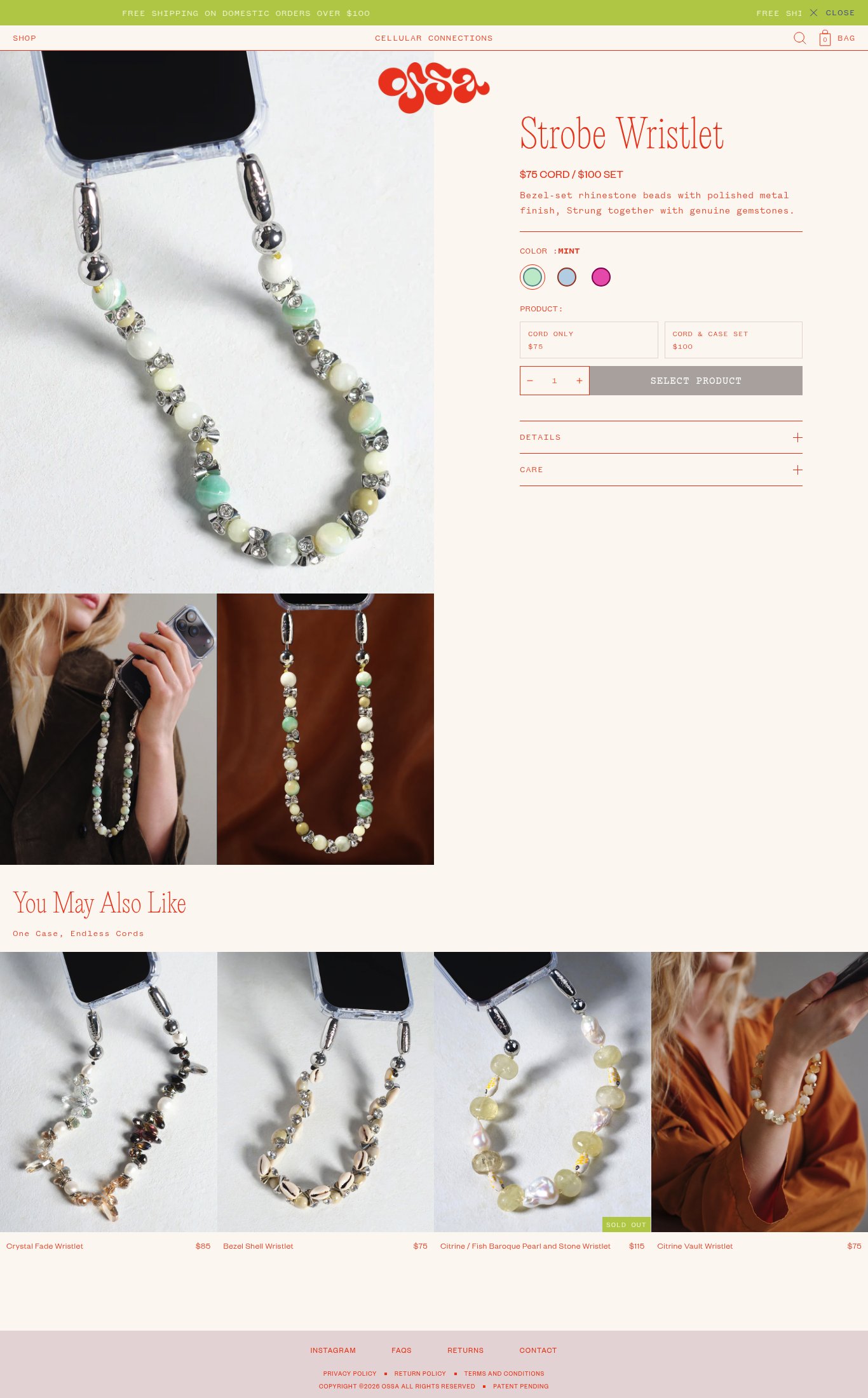 OSSA New York page