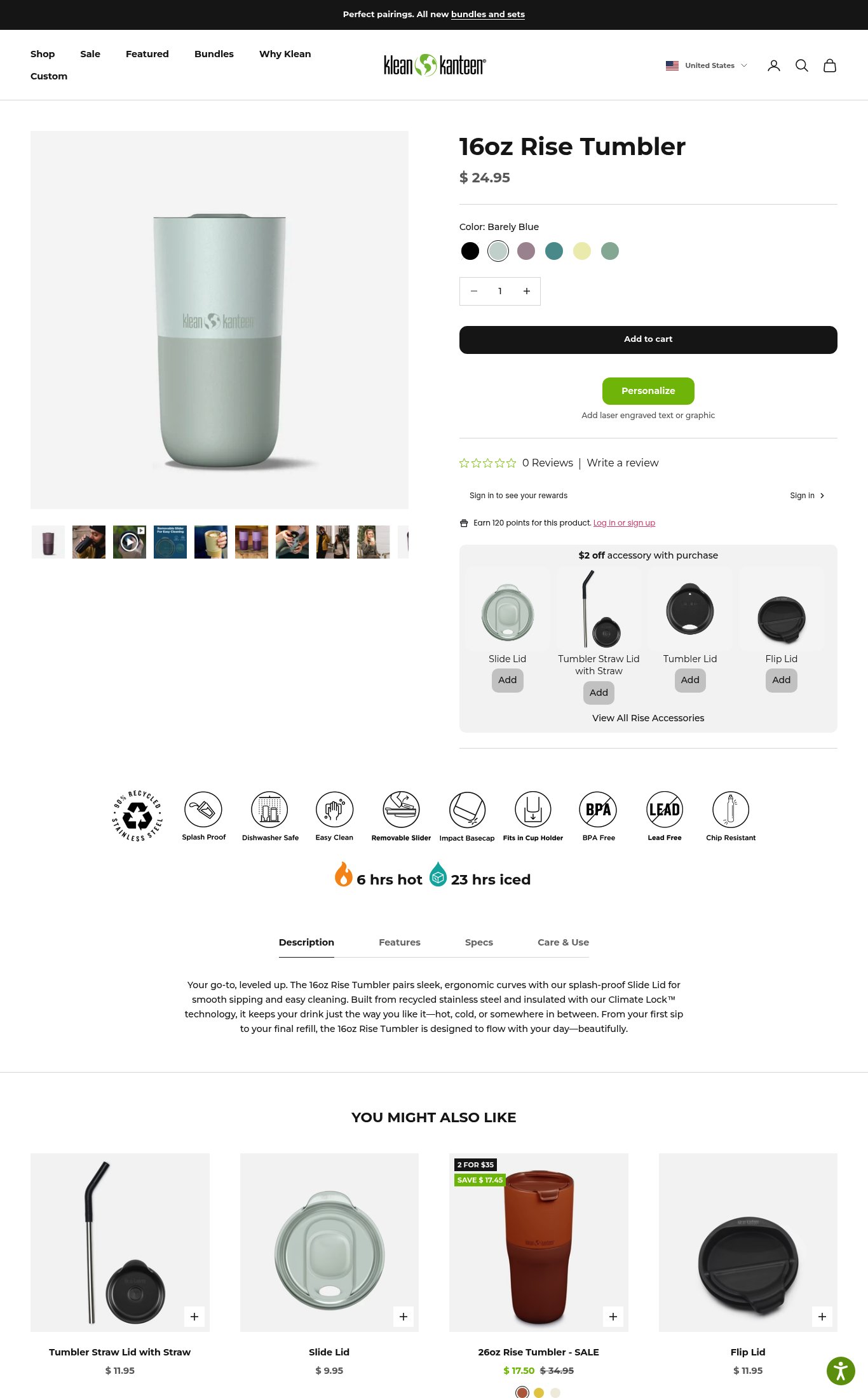Klean Kanteen page