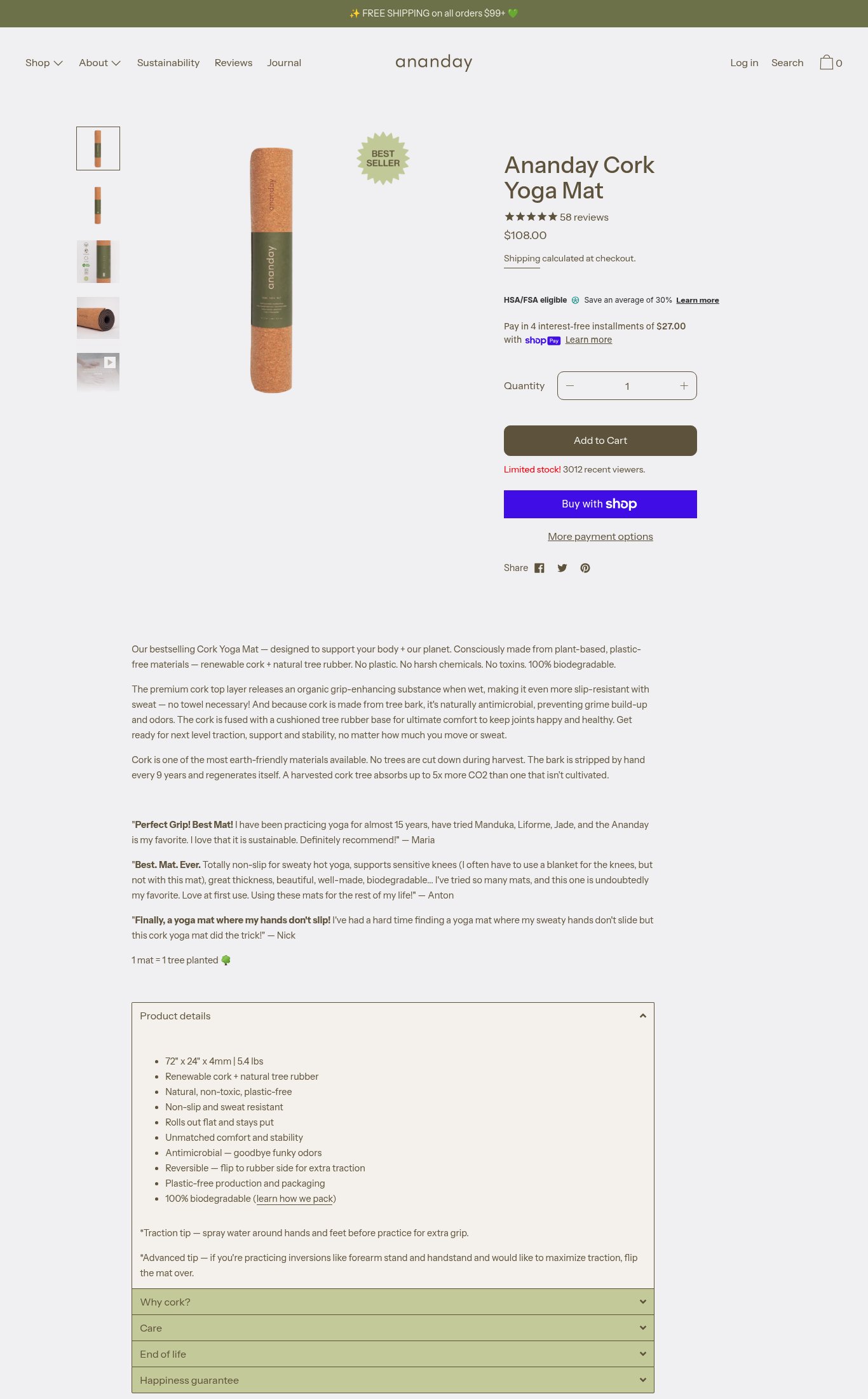 Ananday page