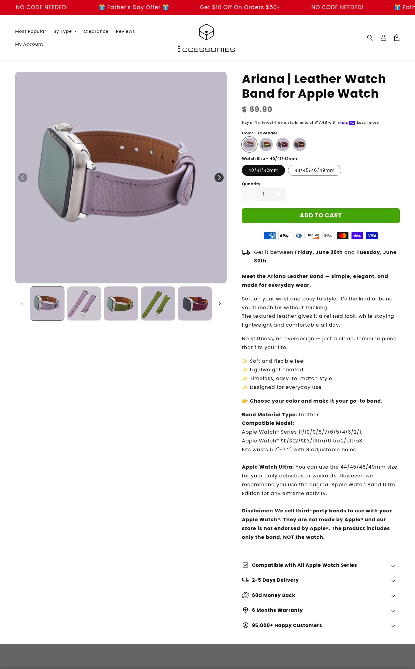 i-ccessories page