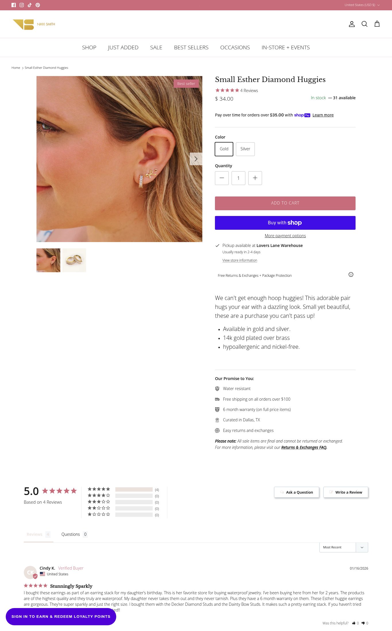 Nikki Smith Designs page