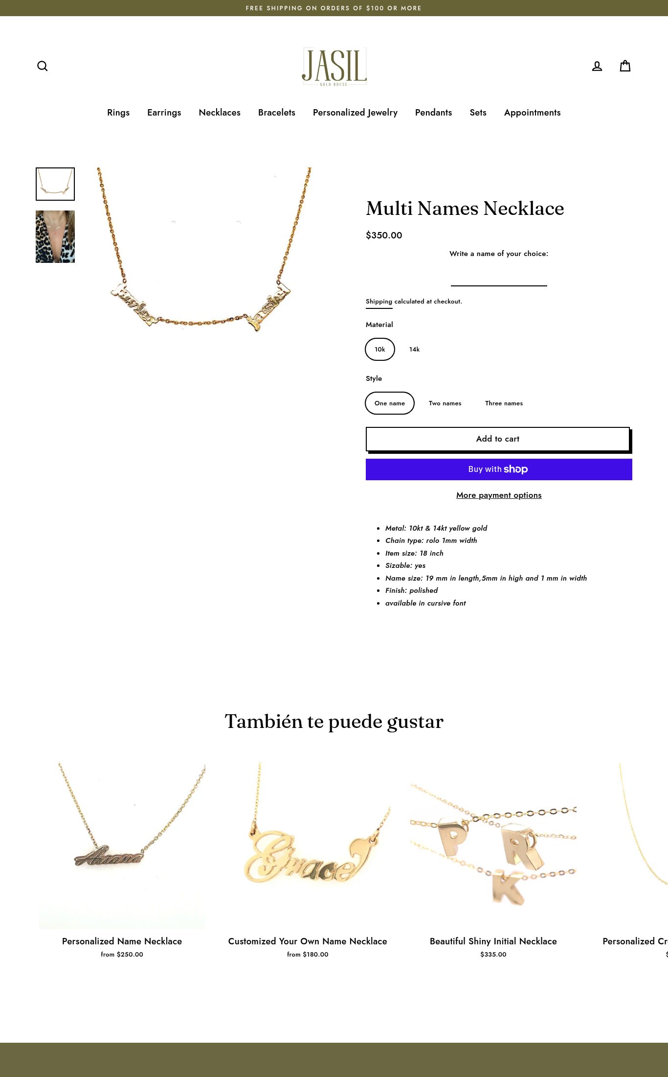 Joyeria Jasil page
