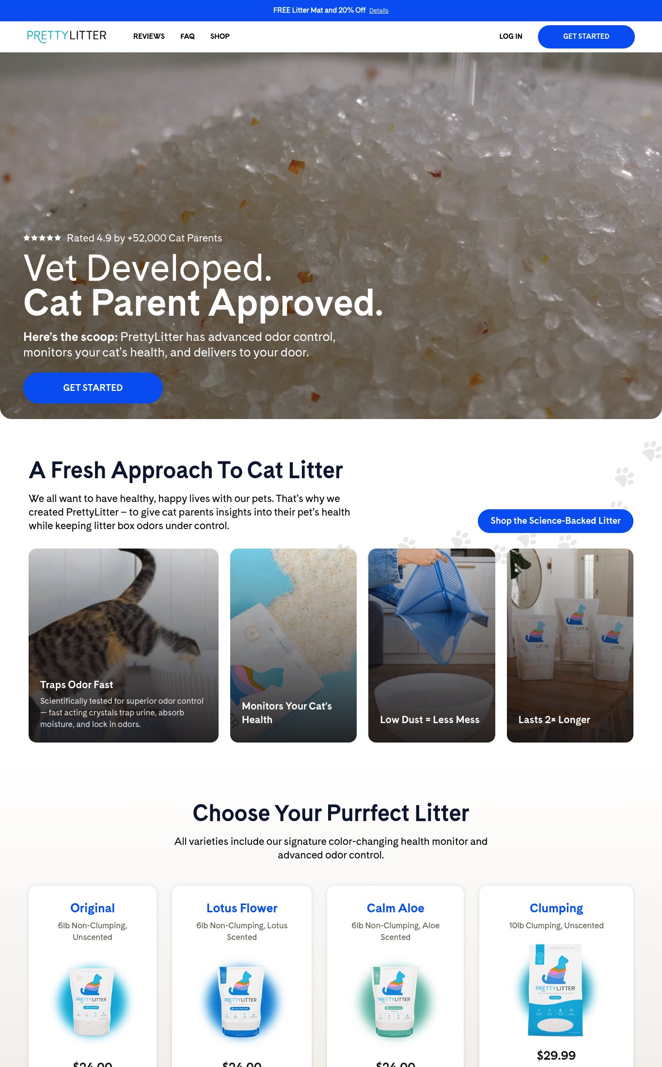 PrettyLitter page