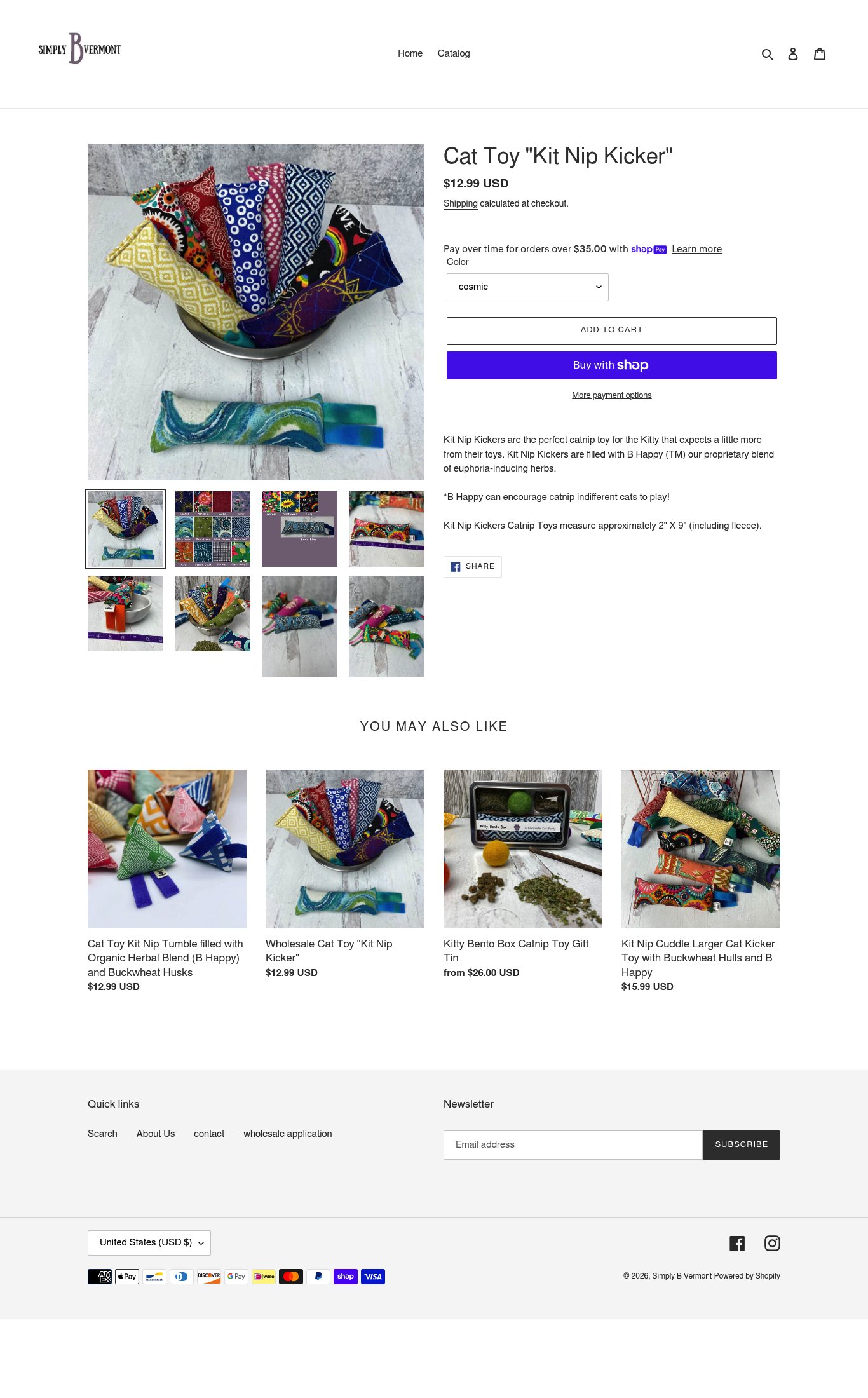 Simply B Vermont page