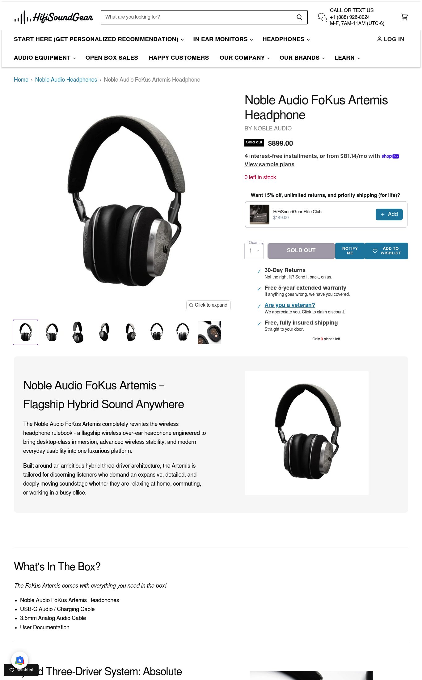 HiFiSoundGear page